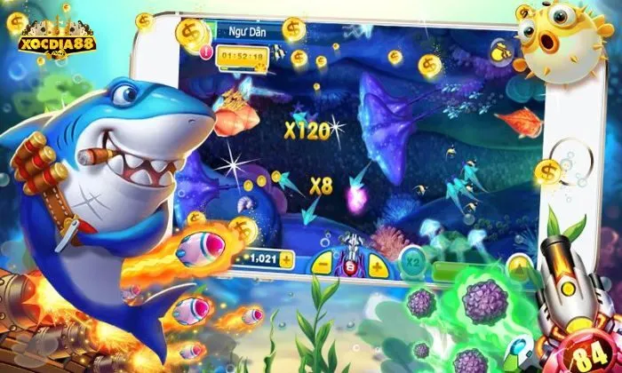 Ưu điểm nổi bật của sảnh game bắn cá Xocdia88